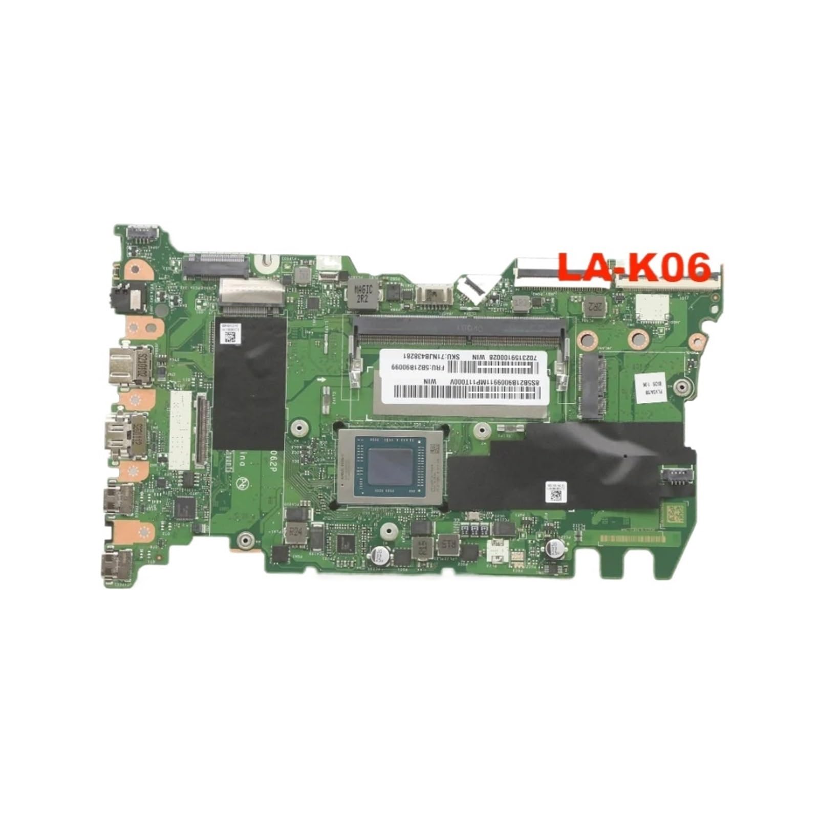 LA-K061P LA-K062P Mainboard, kompatibel mit Lenovo ThinkBook, 15 G2 Are Laptop-Motherboard mit CPU: R5/R7. RAM 8 GB/4 GB(R5-4500U 8GB-RAM)
