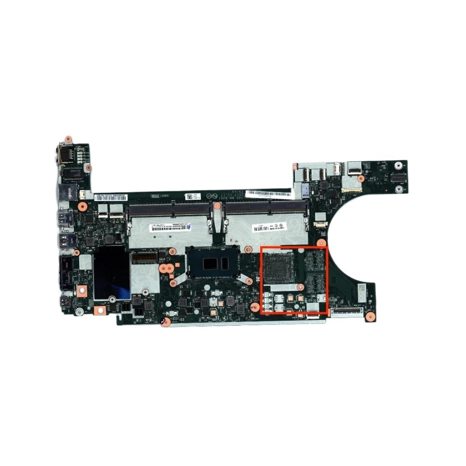 NM-B461 Mainboard, kompatibel mit Thinkpad, L580 L480 Laptop-Motherboard mit CPU I3 I5 I7 7./8(CPU i5-7200U)