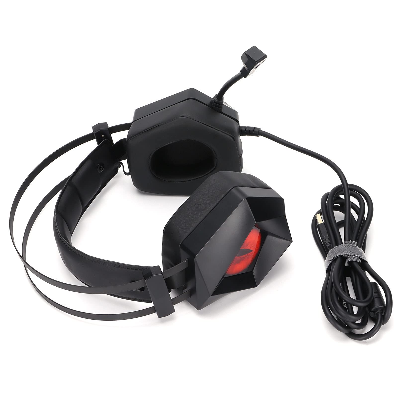 Gaming-Kopfhörer USB 40 Mm THS300 A3 Langlebiges, Verschleißfestes Computer-Headset für E-Sport. Hautfreundliches Protein-Design