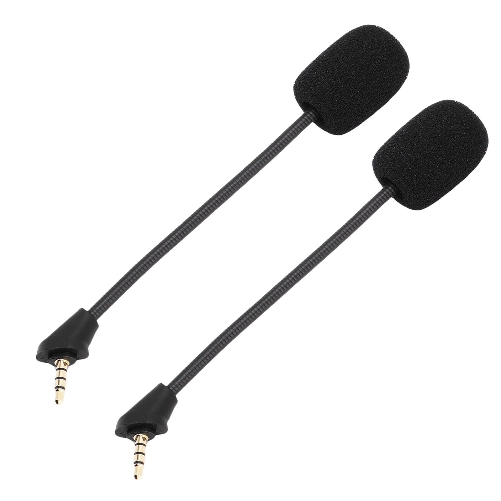 Annadue Ersatzmikrofon für Cloud, 2 Stück, Abnehmbarer 3,5-mm-Mikrofongalgen mit Geräuschunterdrückung, Ersatzteile für Gaming-Headset-Mikrofone, Kabelgebundenes Headset-Mikrofon für PC,