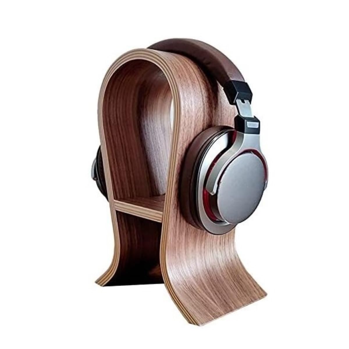 MRKU Kopfhörerständer aus Holz für Schreibtisch, Gaming-Display