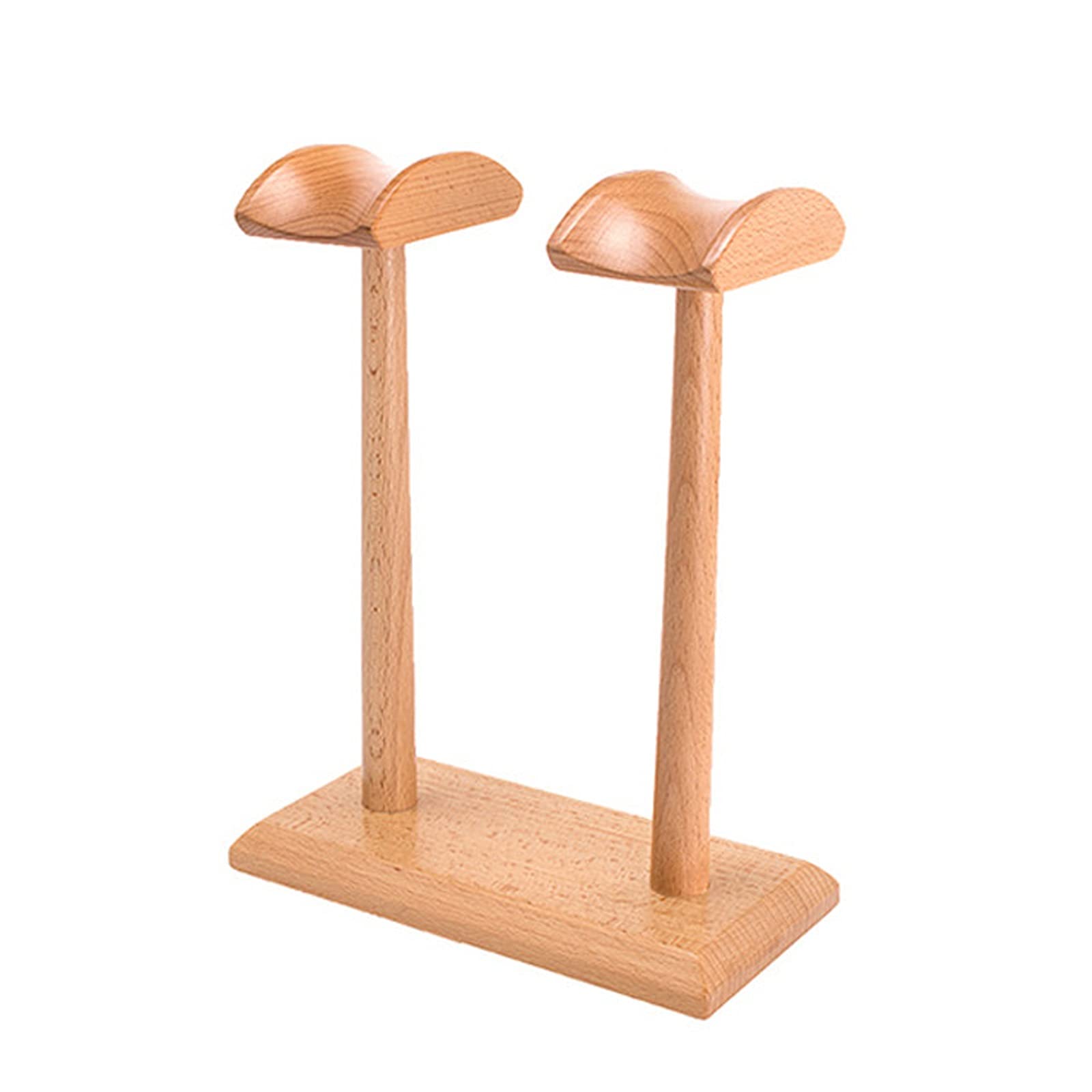 MRKU Kopfhörerständer mit Haken, doppelwandig, aus Holz, kreativ gestaltet, kompatibel mit Gaming- und Wireless-Kopfhörern