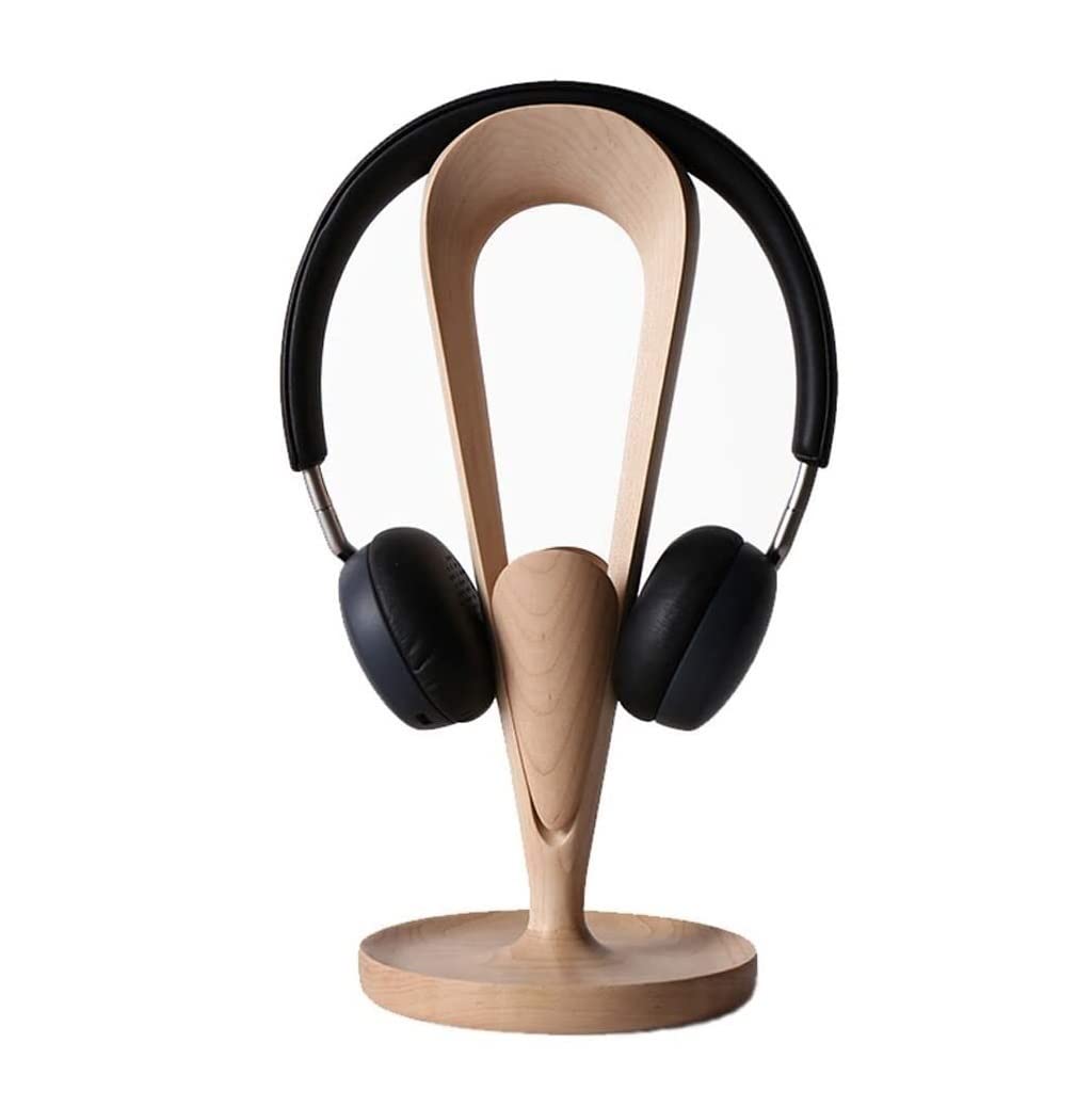 MRKU Kopfhörerständer aus Holz, praktischer Universal-Halter, Headset-Haken, Schreibtisch-Zubehör, Geschenkidee