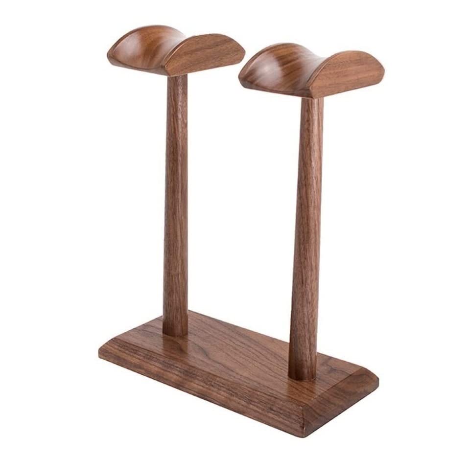 MRKU Kopfhörerständer mit Haken, Aufhänger, Tischaufbewahrung aus Holz, universell für Gaming und Aufbewahrung