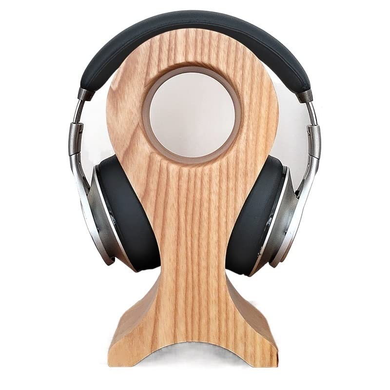 MRKU Kopfhörerständer, Headset-Haken, Aufhänger, Schreibtischregal aus Holz, Universalhalterung für Kopfhörerzubehör