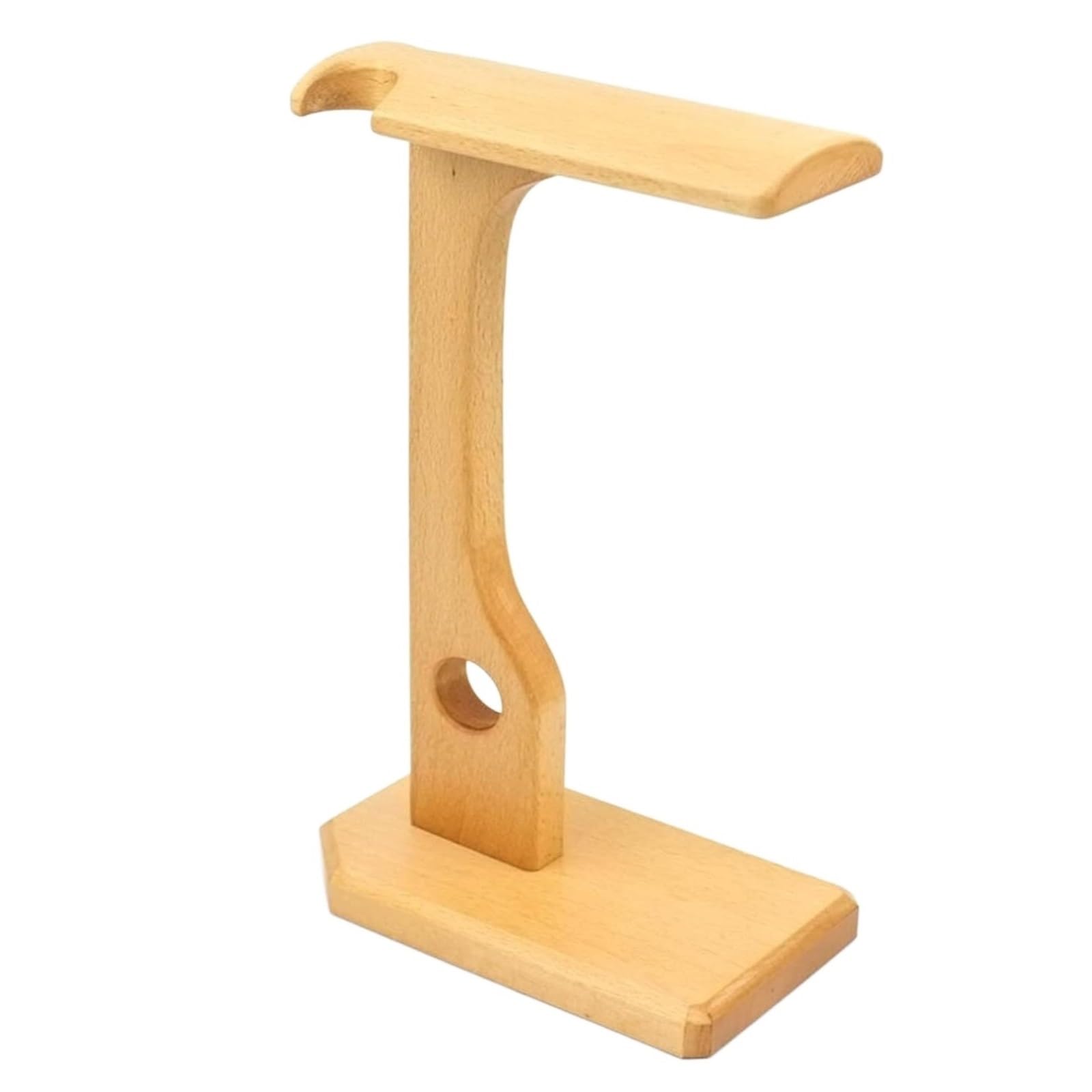 MRKU Kopfhörerständer, Headset-Haken, Tischaufhänger aus Holz (Walnuss, Palisander, rote Birne), Blumenregal