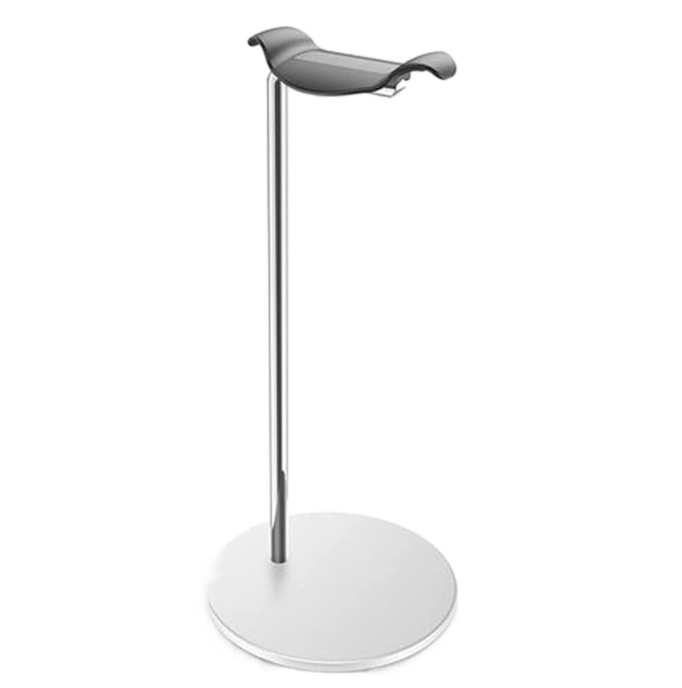 MRKU Kopfhörerständer mit Haken, Schreibtischhalterung aus Metall, rutschfestem Silikon, Stereo-geeignet für alle Kopfhörer, Gaming-Schreibtischzubehör